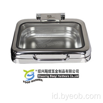 Square Dibangun di Prasmanan Induksi Chafing Dish Chafer